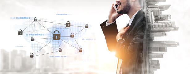 Cyber security protection and cyber security strategies against cyber threats, system hacks,...