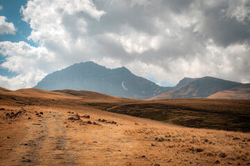 mountain landscape in the himalayas