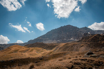 mountain landscape in the himalayas