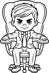 Stylish ampersand in bold black font on white background isolated