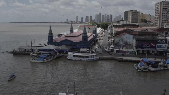 Ver-o-Peso Centennial Market in Northern Brazil, Belem do Par&aacute;
