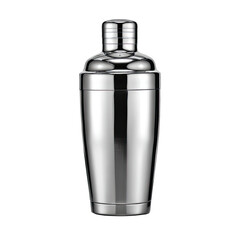 Polished stainless steel cocktail shaker (1)