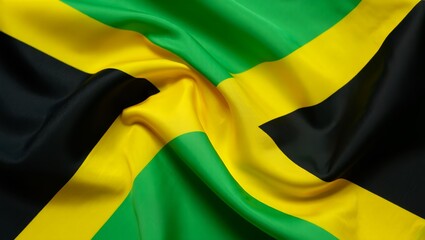 Jamaica national flag 