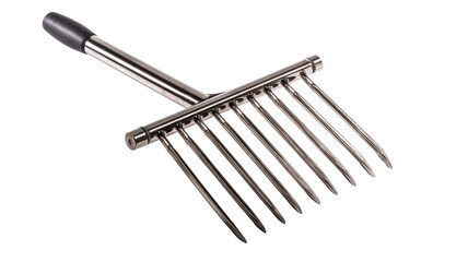 Stainless steel fish scaler with long handle