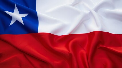 waving flag of Chile