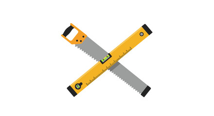 Modern Vector Illustrations of Construction Tools and Materials
