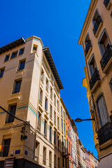 Dans les rues de Perpignan en France