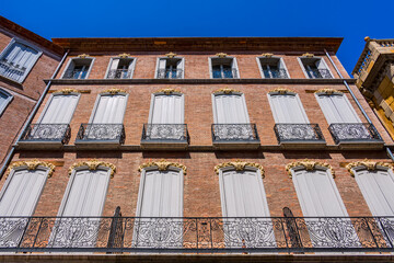 Dans les rues de Perpignan en France