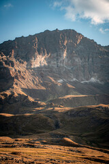 sunset over the mountains