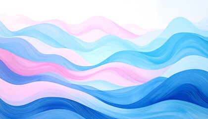 Abstract wavy background with soft pastel colors