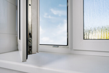 Energy-efficient modern PVC window frames for comfortable homes