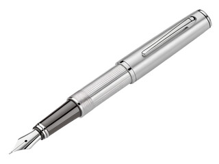 Fototapeta premium fountain pen isolated on white