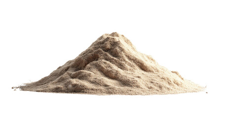 A mound of light beige powder