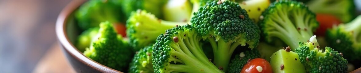 Fresh broccoli florets tossed in a vibrant, healthy salad Perfect for a light lunch or side dish Crisp, green, and nutritious , green, weight loss, vegetarian