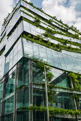 modern glass building