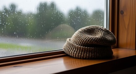 Beanie on Window Sill