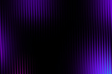 Abstract dark background with vertical purple lines and neon light effect