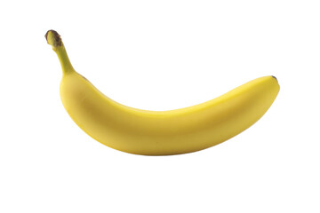 A banana is shown on a white background