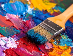 Obraz premium Paintbrush on Palette