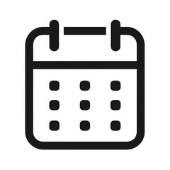 Modern desk calendar, sleek design with bold numbers, minimalistic style for office or home use, ample space for notes.