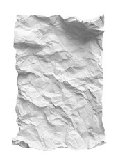 Obraz premium Crumpled white sheet of paper (2)