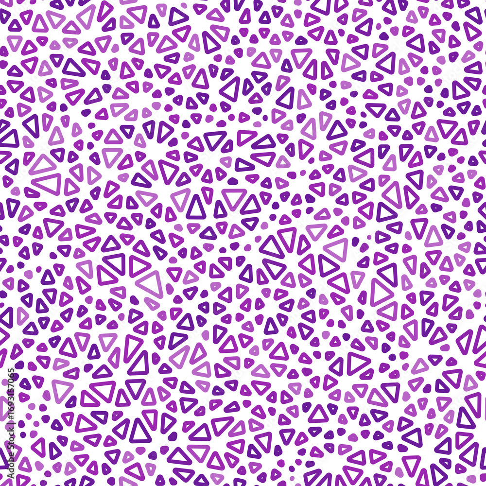 Aufkleber abstract background with mosaic triangle shapes. tiny triangles size. mono tone style. rounded trian