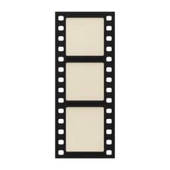 Obraz premium PNG Vintage filmstrip frame design.