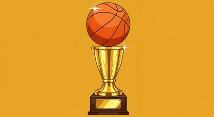 Basketball trophy award