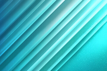 Obraz premium Dynamic Teal and Cyan Gradient Abstract Background with Diagonal Stripes and Subtle Glittering Dots