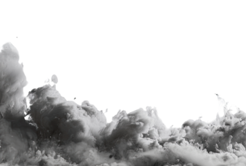 Gray, textured cloudscapes with a jagged edge