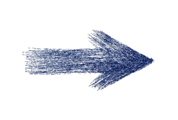 Indigo arrow, textured, pointed right