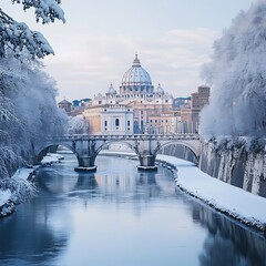 Famous Peters Basilica With Roman