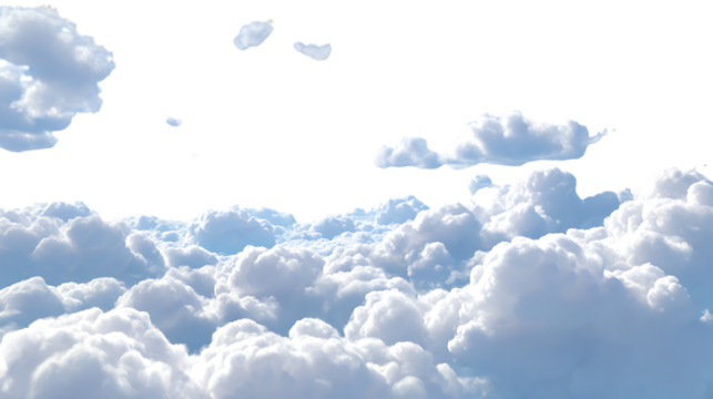 Blue sky with clouds