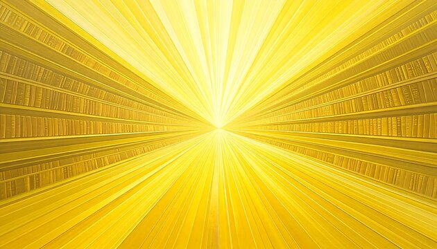 Radiating golden tunnel