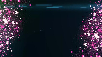 Beautiful purple pink bokeh lights glowing on a dark background. Perfect for abstract designs, festive decorations, holiday themes, and creative digital artwork - Powered by Adobe