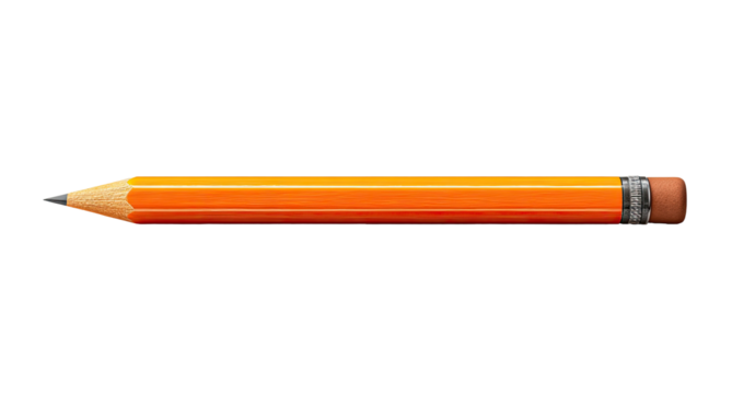 Orange pencil graphic
