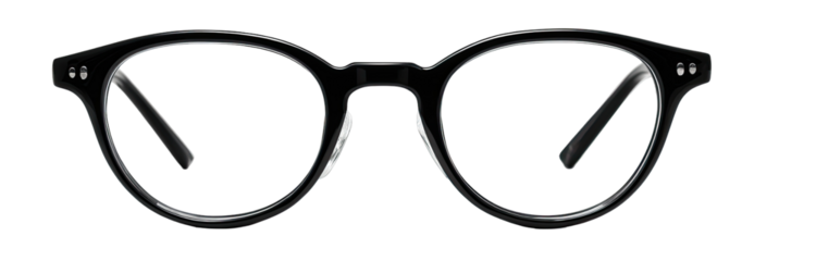 Black round eyeglasses (2)