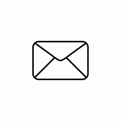 letter envelope icon sign vector