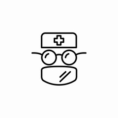 medical professional icon sign vector