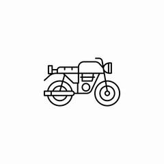motorbike icon icon sign vector