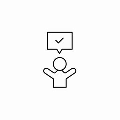success confirmation icon sign vector