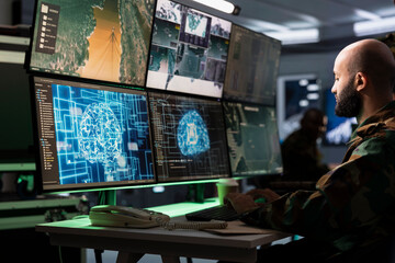 Army computer scientist employing AI technology in military planning and decision making processes....