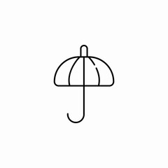 umbrella icon icon sign vector