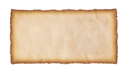 Tan paper shows burnt edges and subtle textures; ideal for aging effects, overlays, graphic design, or historical branding.
