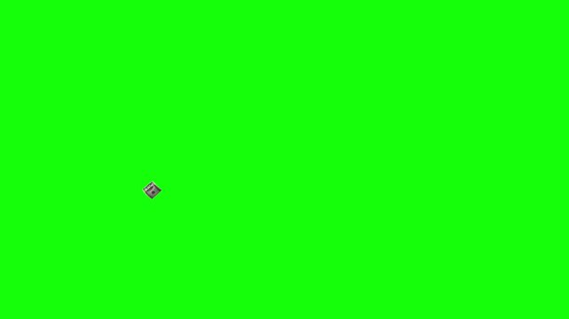 Money rain green screen, a rain of dollar money with green screen chroma key
