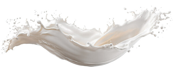 Obraz premium Milk splash, smooth and creamy