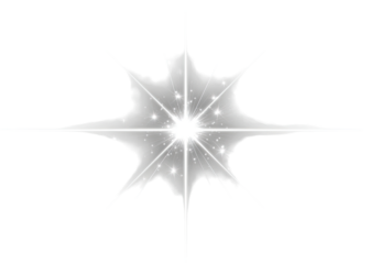 Bright, radiating starburst graphic