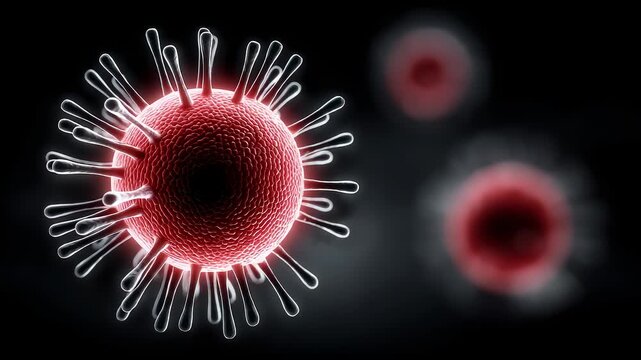 Medical Visualization of Microscopic Virus Pathogen Structure