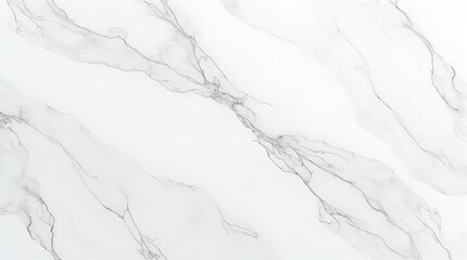 Obraz premium Elegant white polished marble texture with subtle grey veins, a luxurious natural stone background for modern interior design and sophisticated home decor.