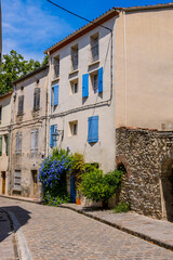 Dans les rues du village d'artistes de Céret en France